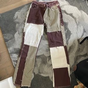 Patchwork jeans